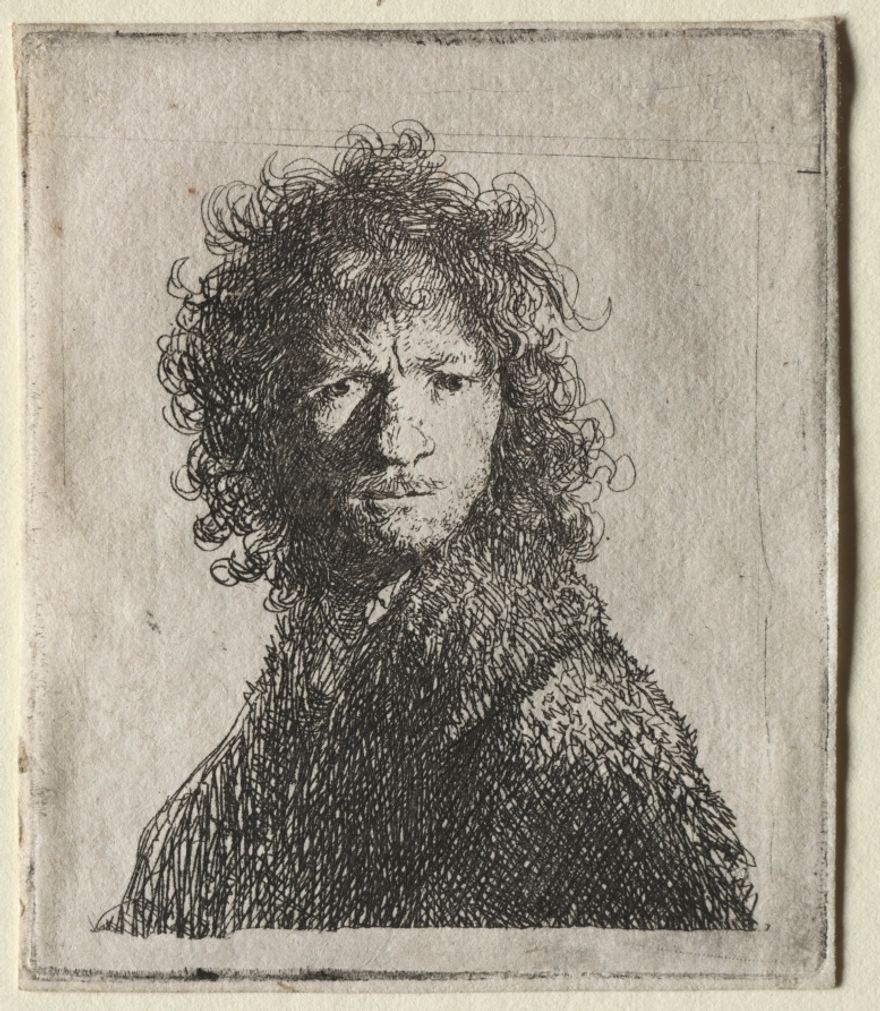 Self-Portrait Frowning: Bust