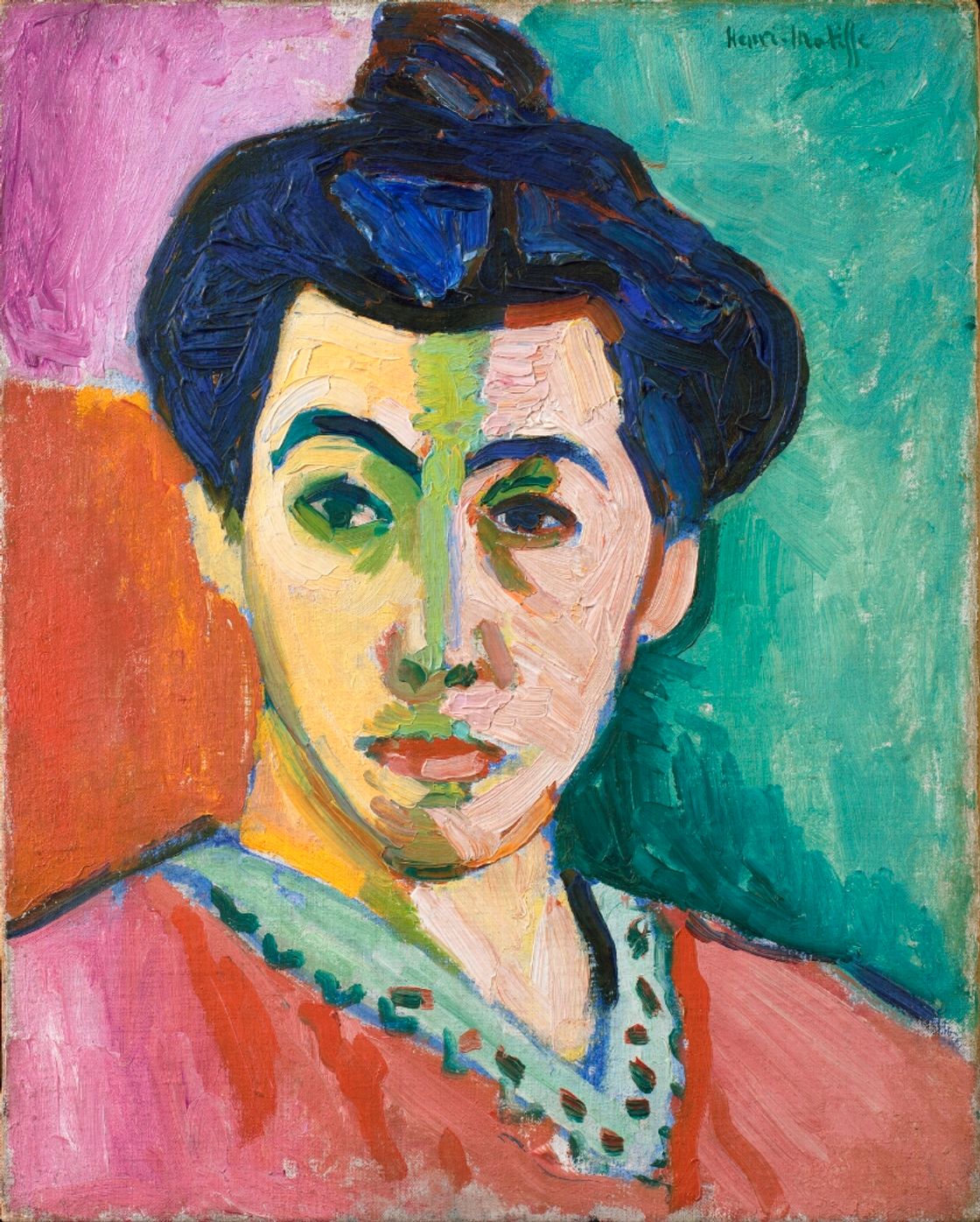 Portrait of Madame Matisse. The Green Line