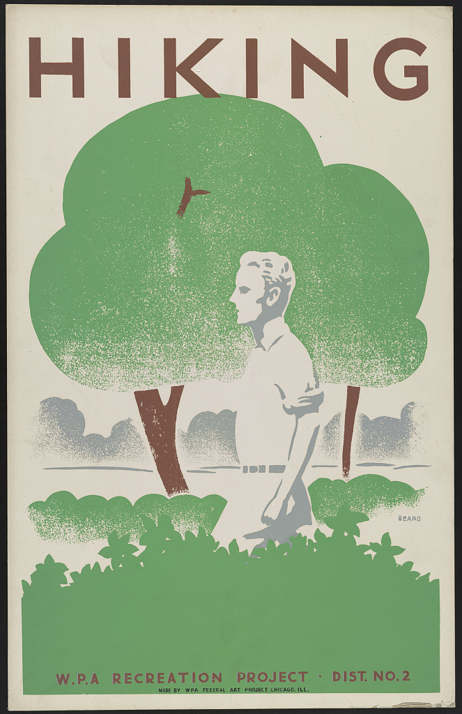 Hiking--WPA recreation project, Dist. No. 2