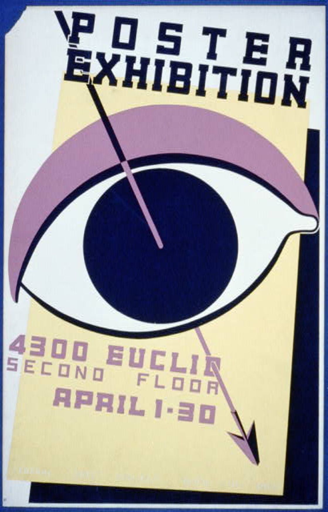 Poster exhibition, 4300 Euclid, second floor