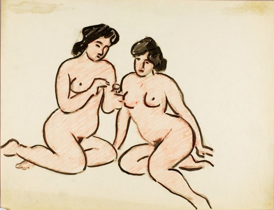 Two Female Nudes