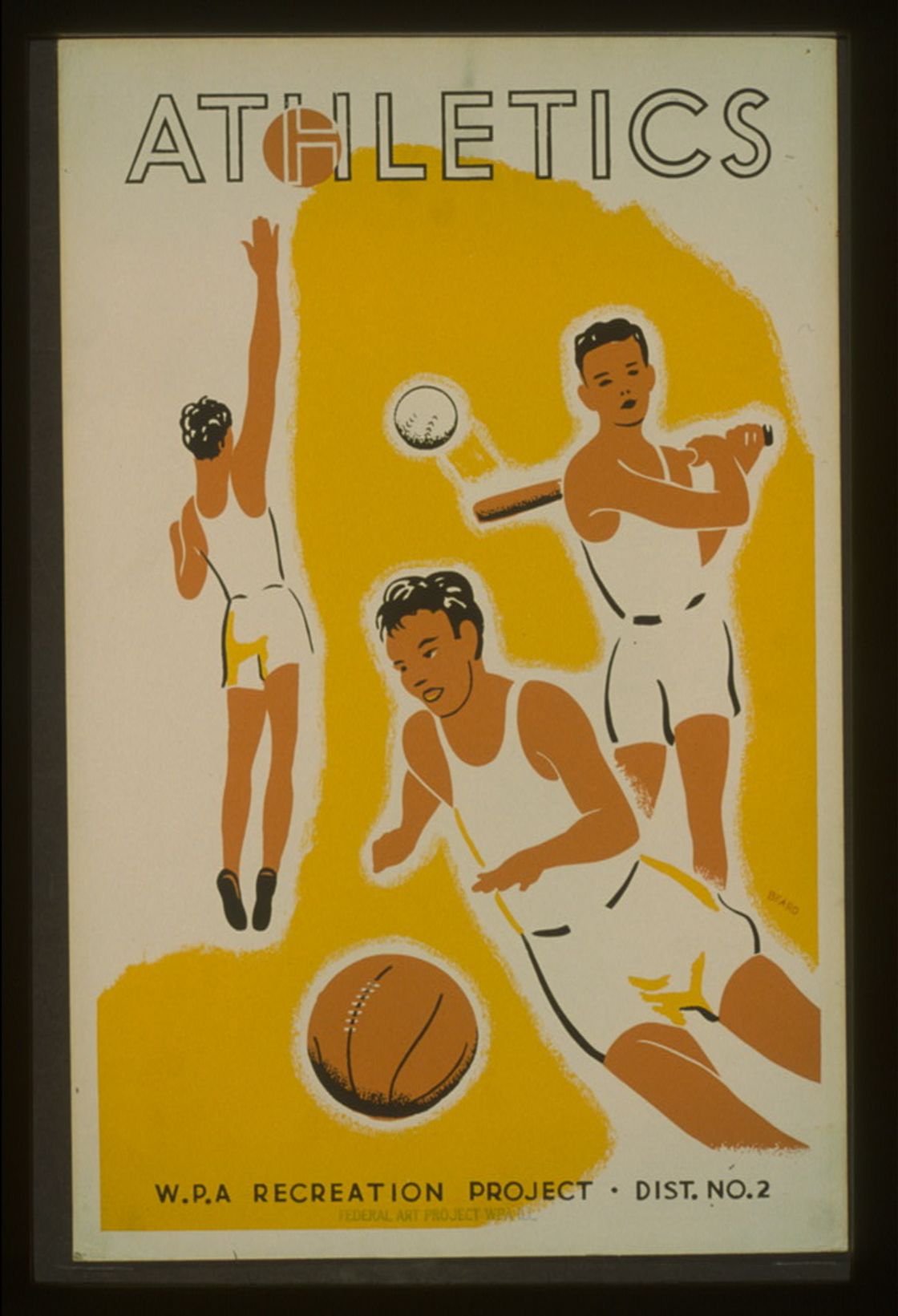 Athletics--WPA recreation project, Dist. No. 2