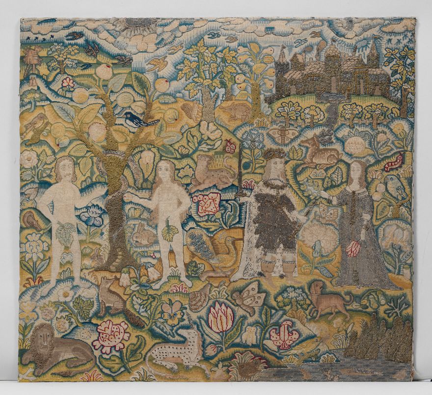 Adam and Eve with Charles I and Henrietta Maria