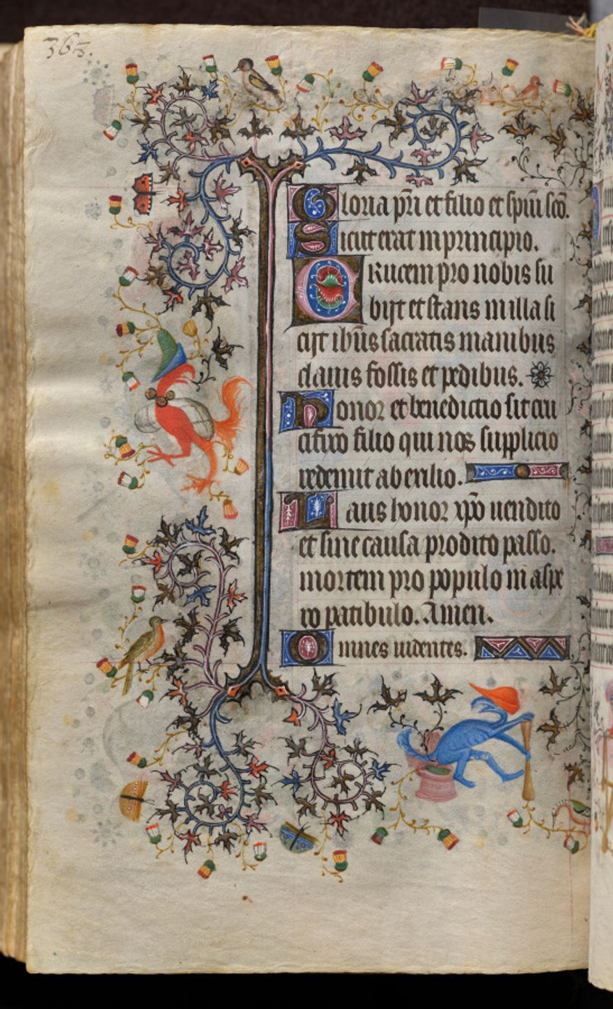 Hours of Charles the Noble, King of Navarre (1361-1425): fol. 179v, Text