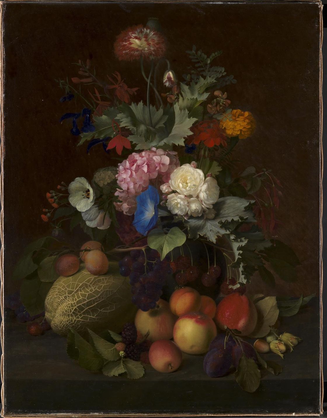 Still Life with Fruit and Flowers
