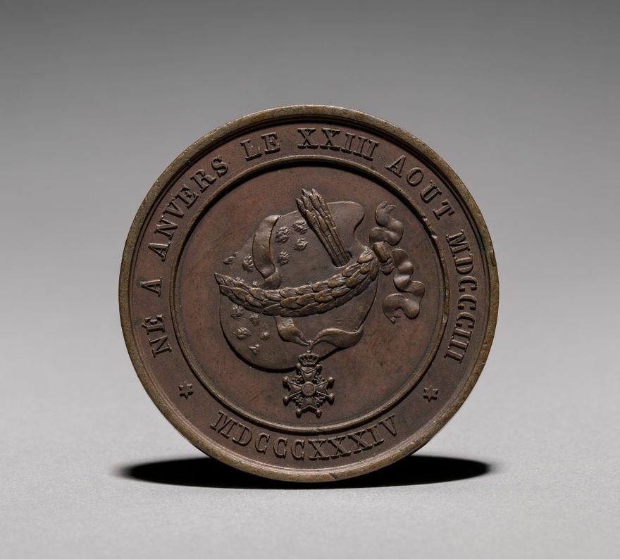 Medal: Gustaf Wappers (reverse)