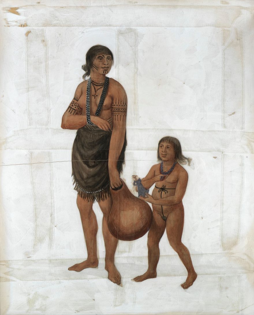 A Chiefe Herowan's Wife of Pomeoc and Daughter