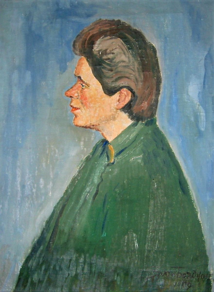 Zlatyo Boyadjiev portrait of Yova Raevska