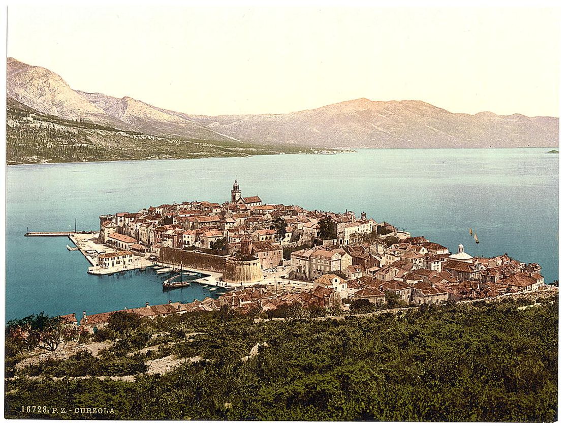 [Curzola, general view, Dalmatia, Austro-Hungary]
