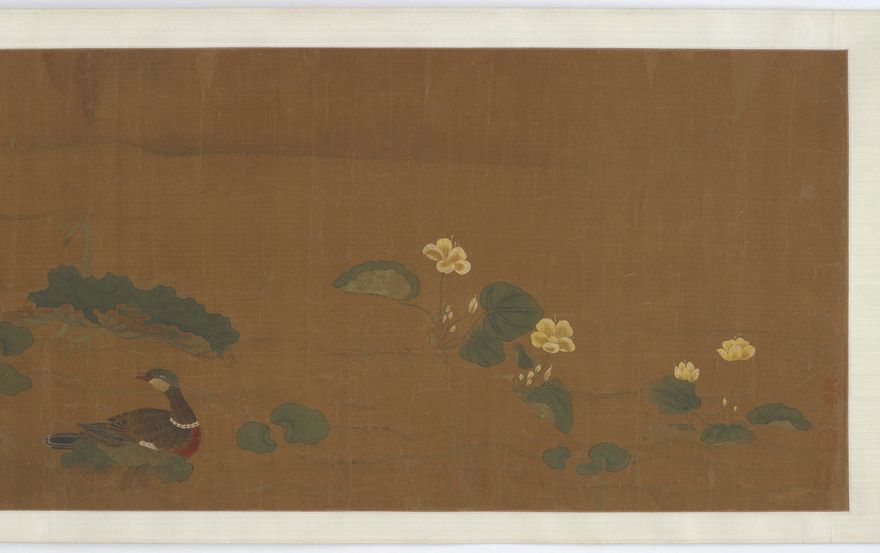 Flowers, ducks, and quail