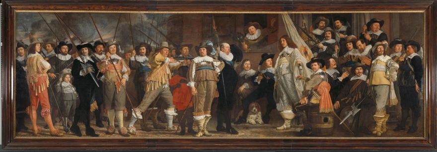 The Company of Captain Roelof Bicker and Lieutenant Jan Michielsz Blaeuw in...