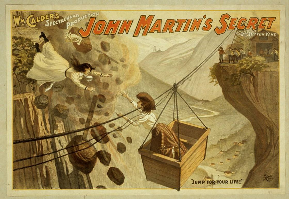 Wm. Calder's spectacular production, John Martin's secret by Sutton Vane
