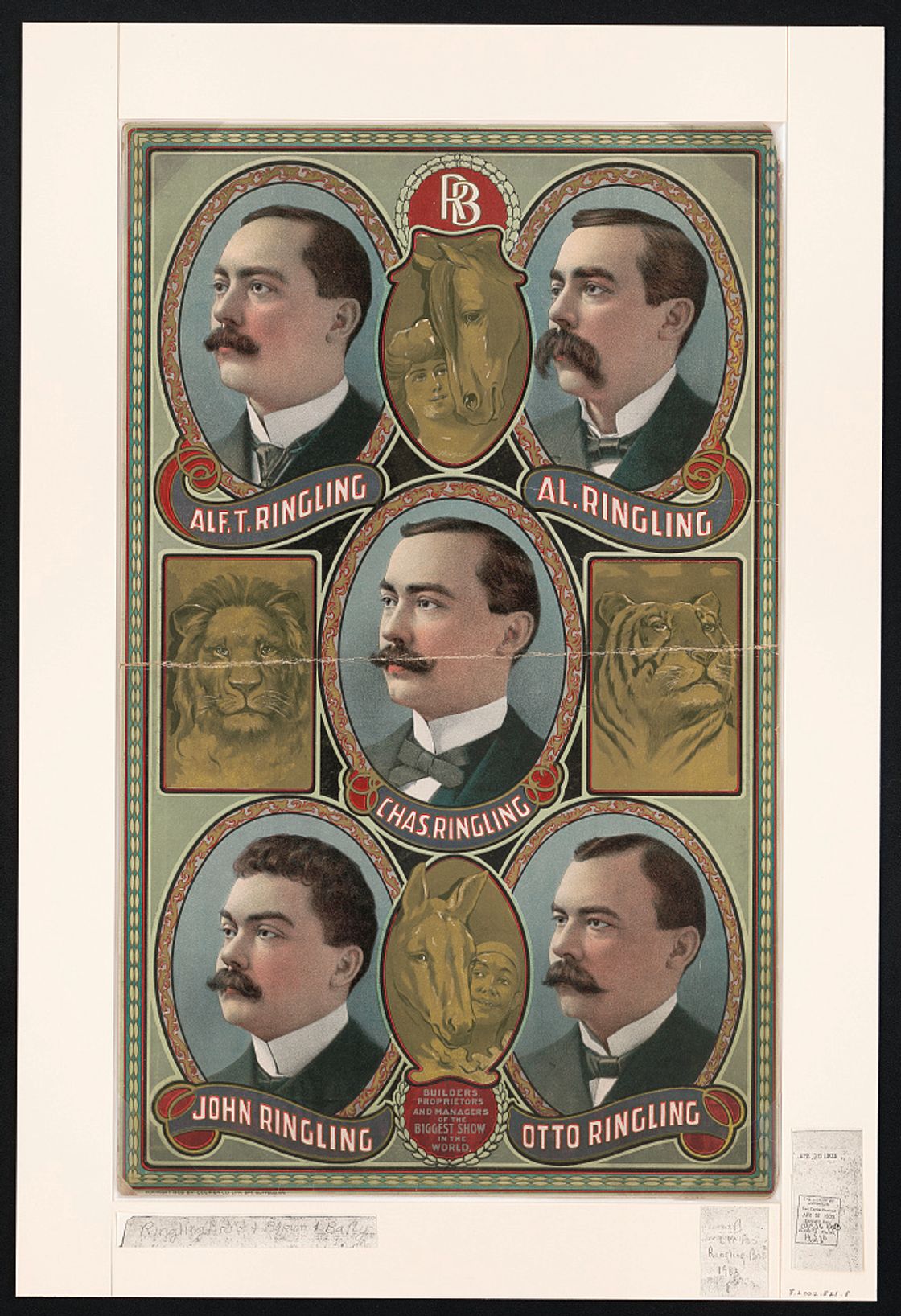 [The Ringling Brothers] Builders, proprietors and managers of the biggest show in the world