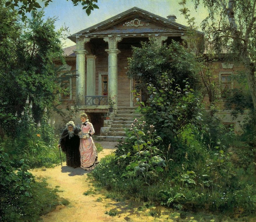 В. Д. Поленов. Бабушкин сад. 1878
