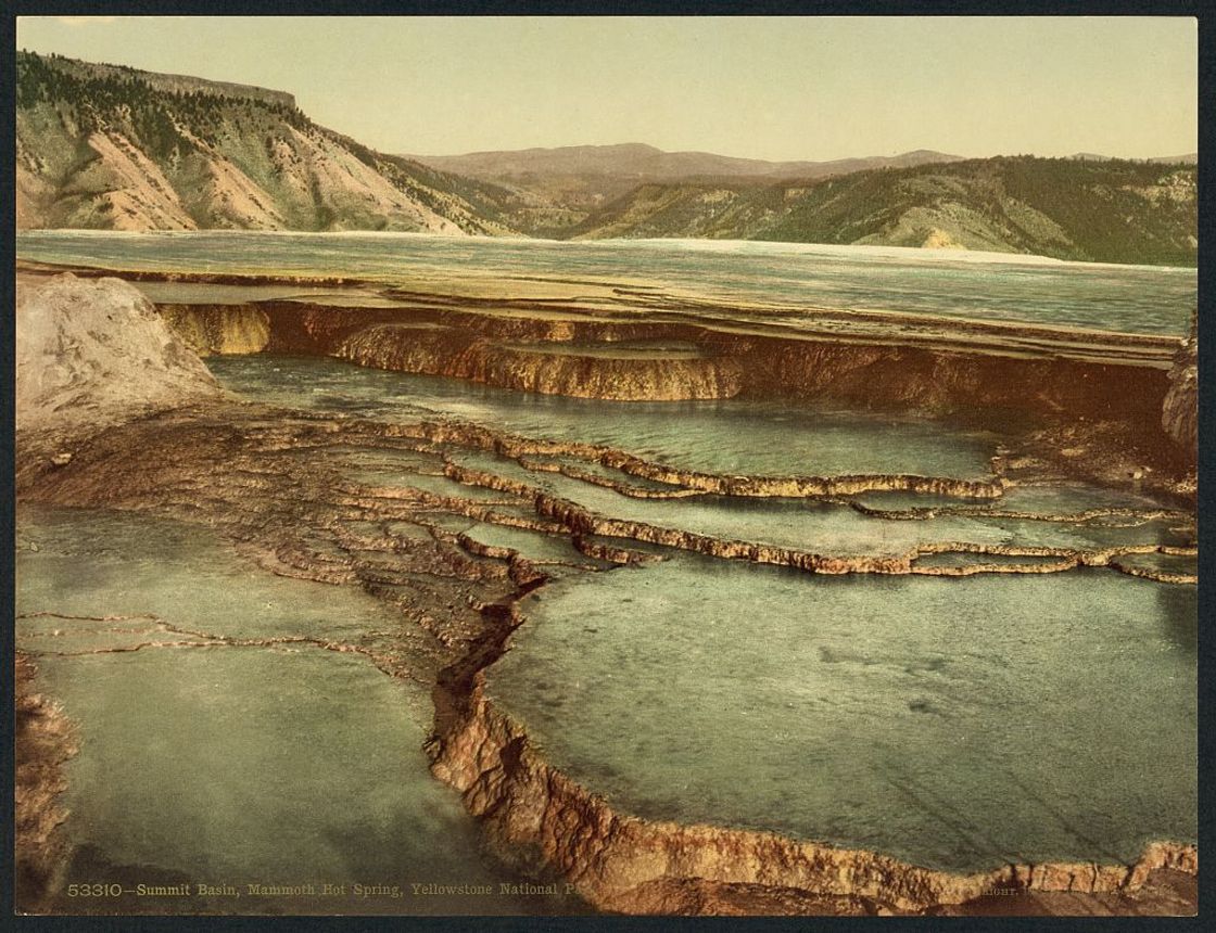 Summit Basin, Mammoth Hot Spring, Yellowstone National Park
