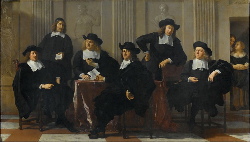 De regenten van het Spinhuis en Nieuwe Werkhuis te Amsterdam, 1669