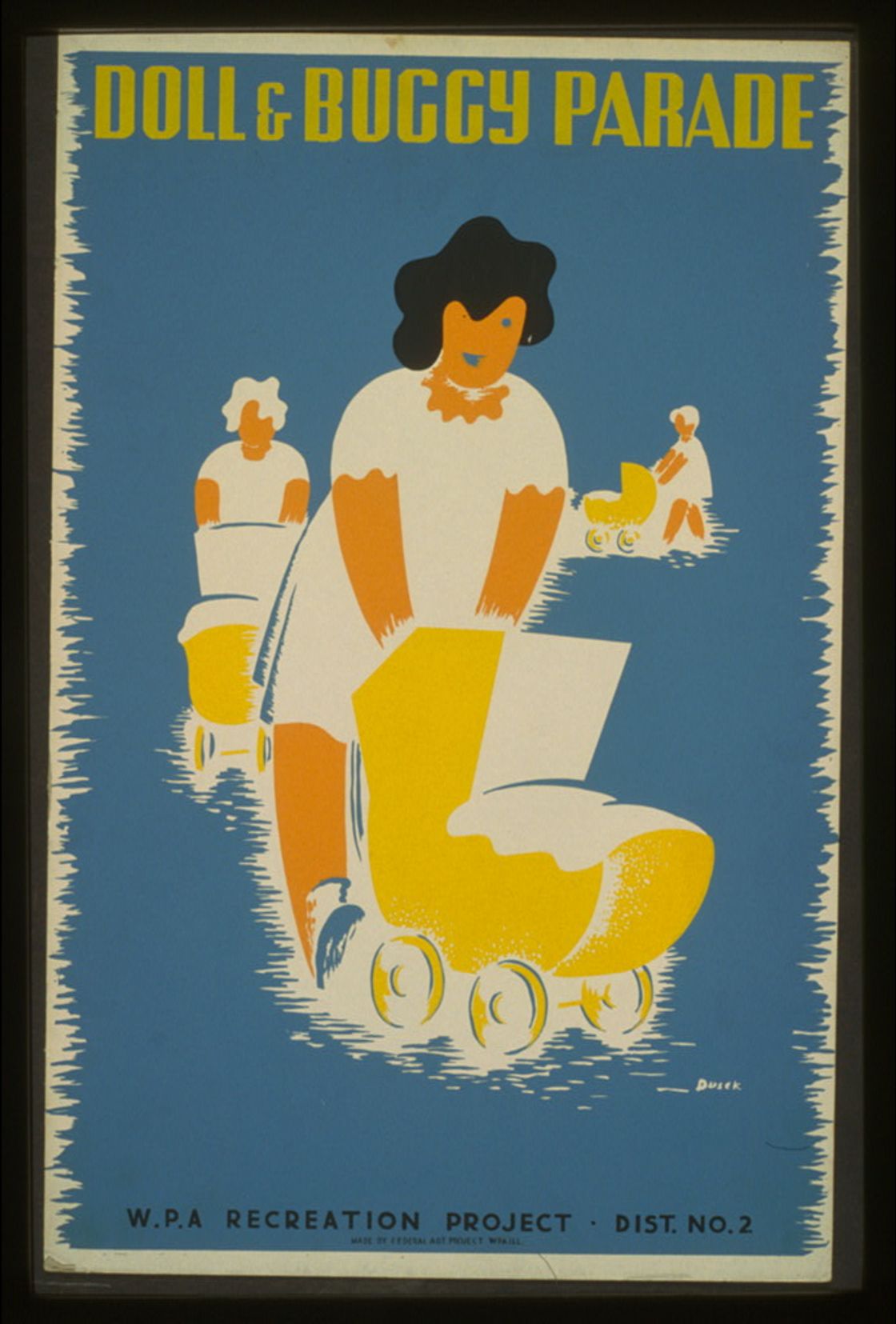 Doll & buggy parade--W.P.A recreation project, Dist. No. 2