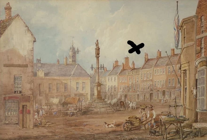Carlisle Market Place from the south by W.H. Nutter (2)