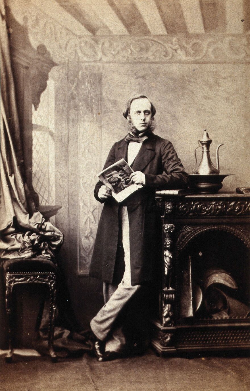 Sir William Overend Priestley. Photograph by C. Silvy.