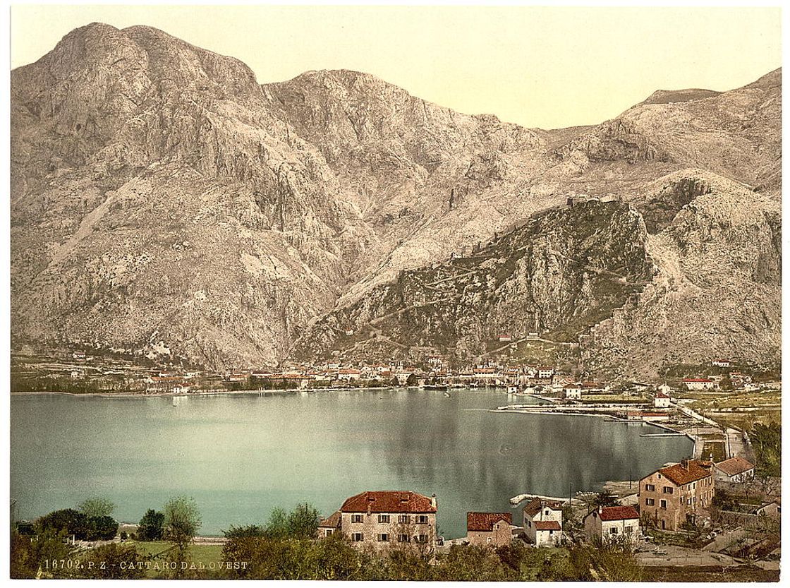 [Cattaro, from the West, Dalmatia, Austro-Hungary]