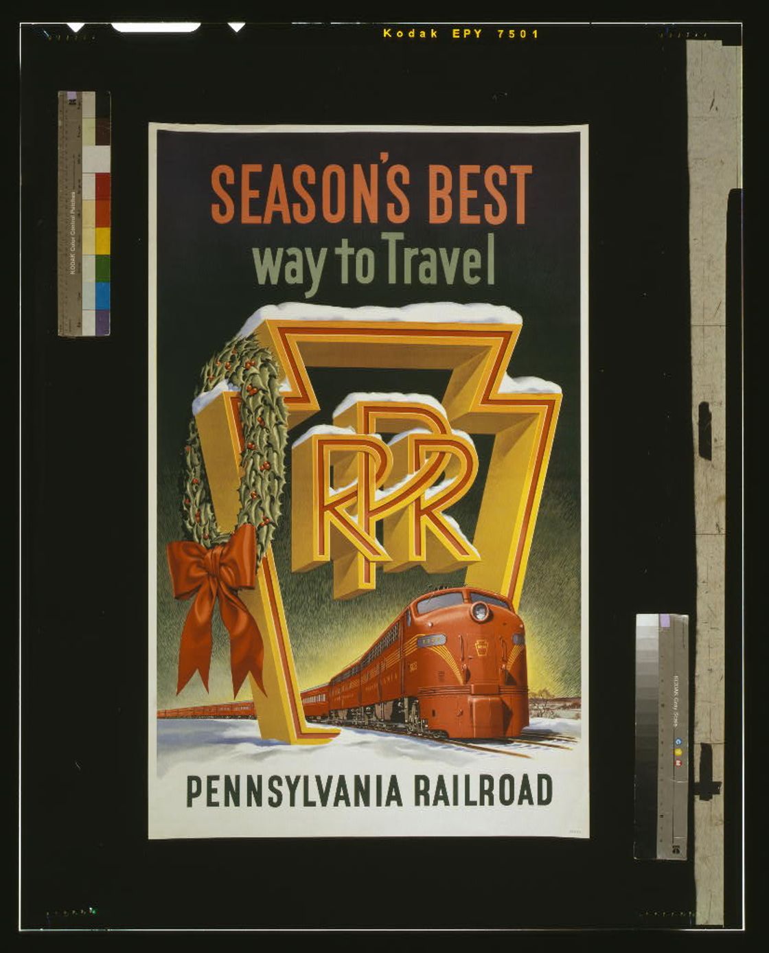 Season's best way to travel. Pennsylvania Railroad